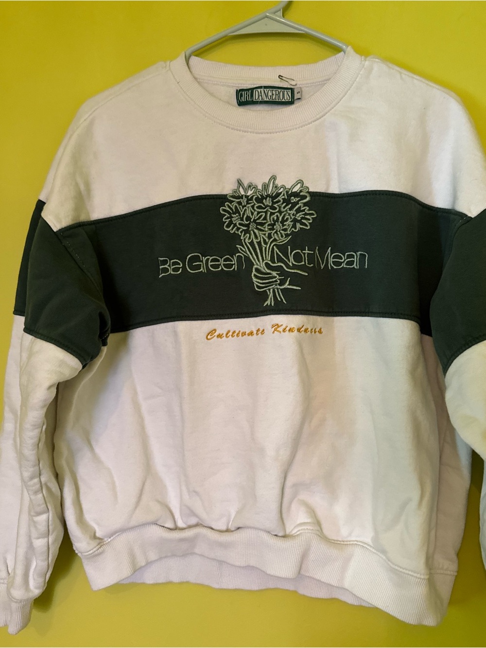 Girl Dangerous 100% Organic Cotton Crewneck Sweatshirt